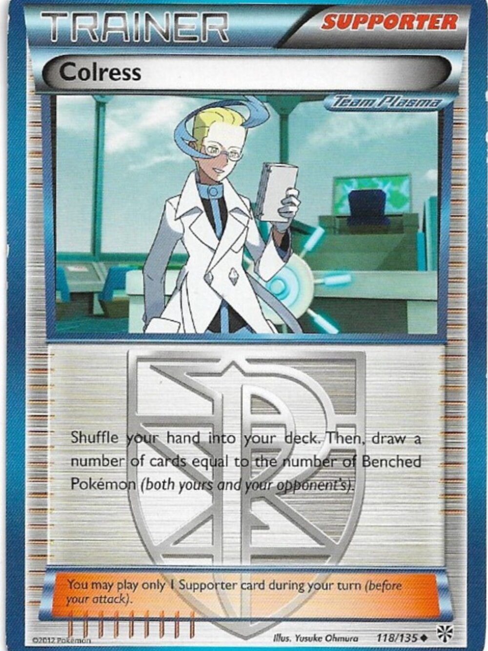 Pokemon Colress 118/135 Plasma Storm LP